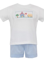 Petit Bebe School House Boys Short Set