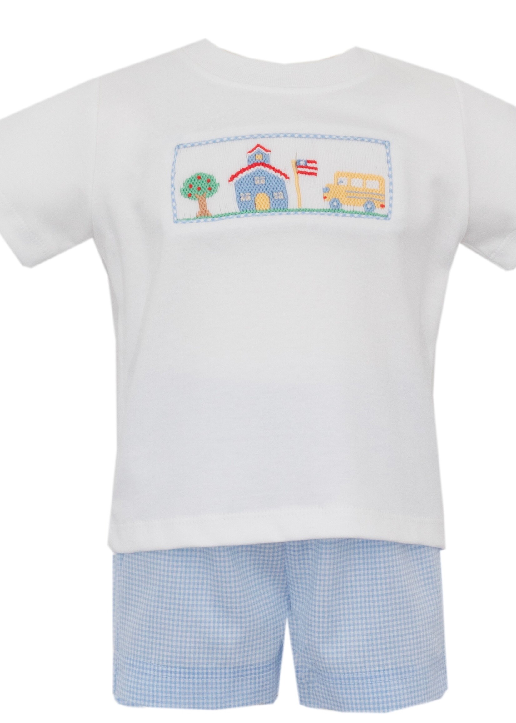 Petit Bebe School House Boys Short Set