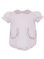 Petit Bebe Girl Bubble w/floral pockets