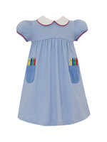 Claire and Charlie Crayon Pocket GIRL dress