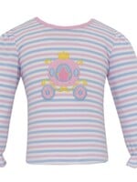 Claire and Charlie CARRIAGE blouse L/S