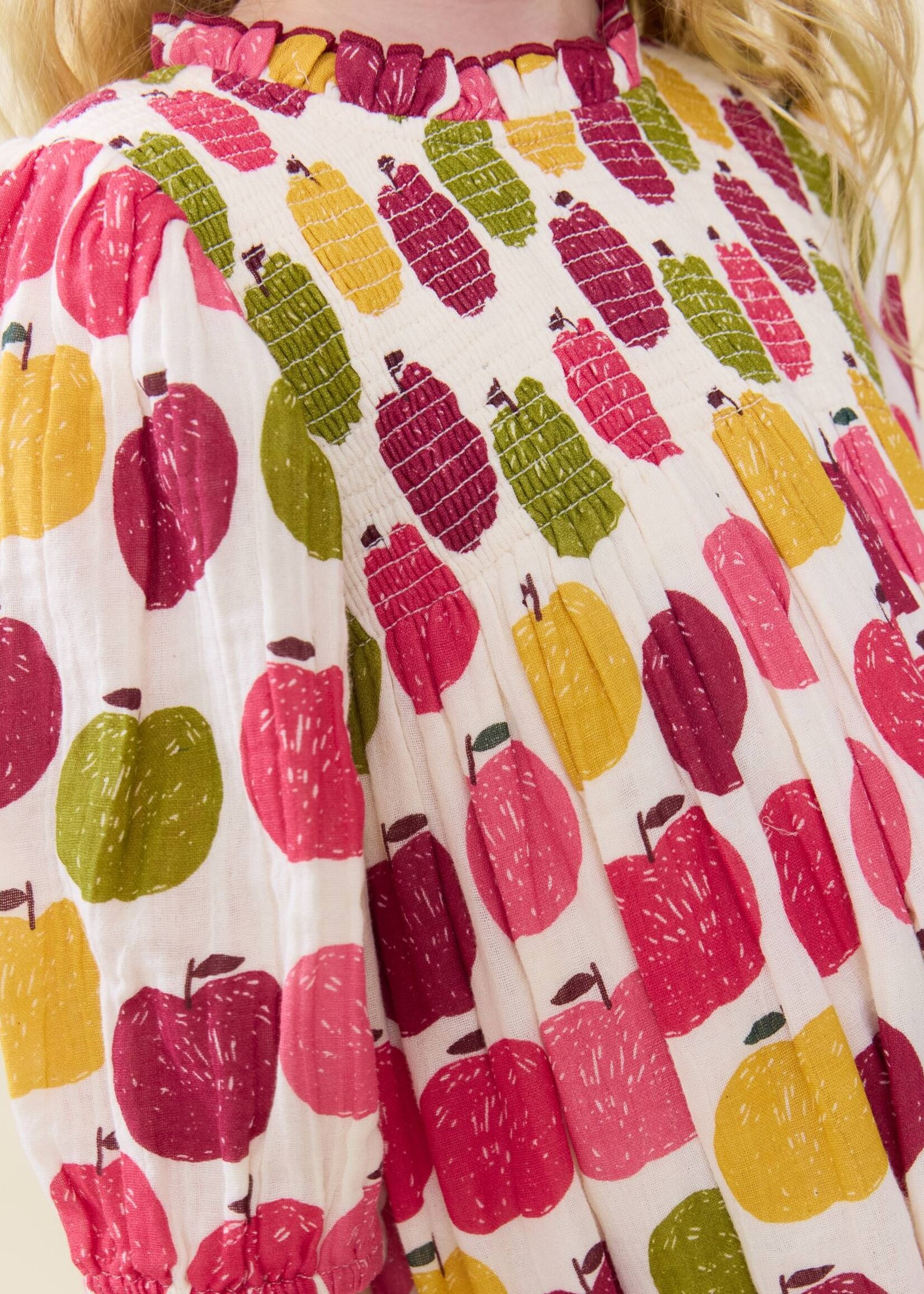 Pink Chicken Girls Puff Sleeve Stevie