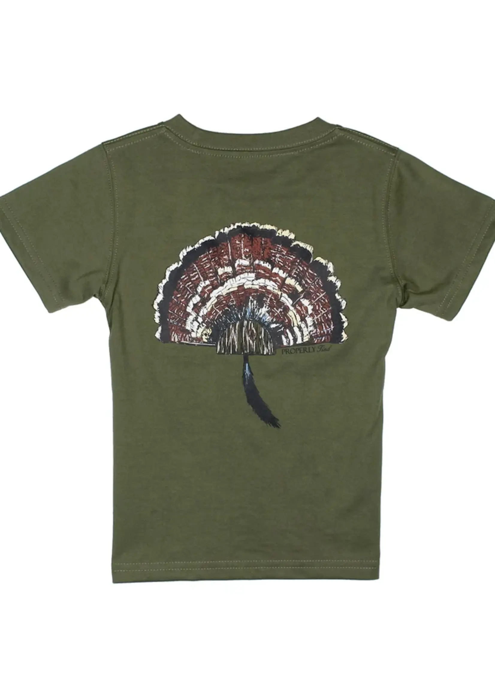 Properly Tied Boys Turkey Mount SS
