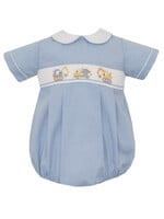 Petit Bebe Trucks Boy Short Bubble