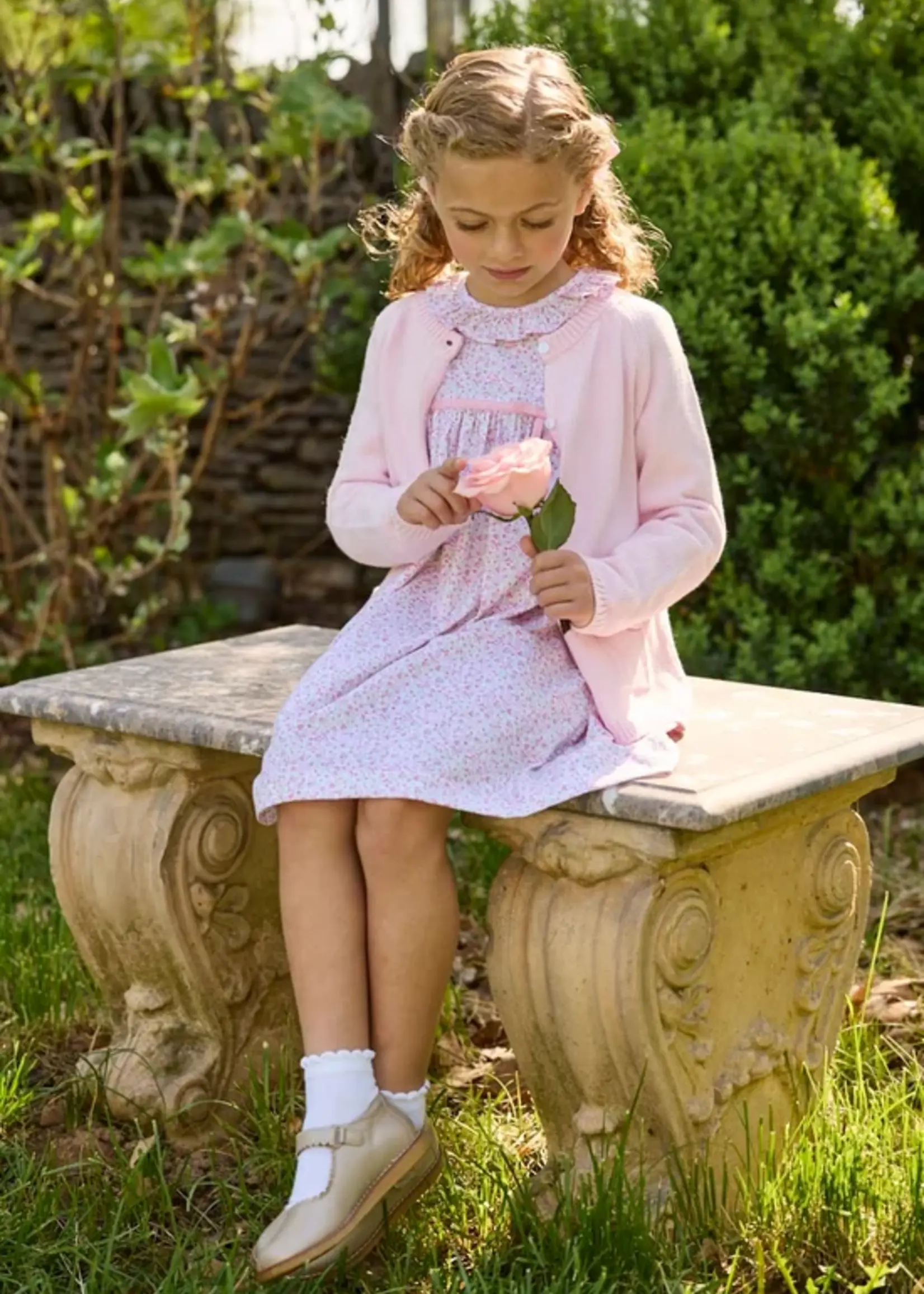 Little English Bow Pocket Cardigan