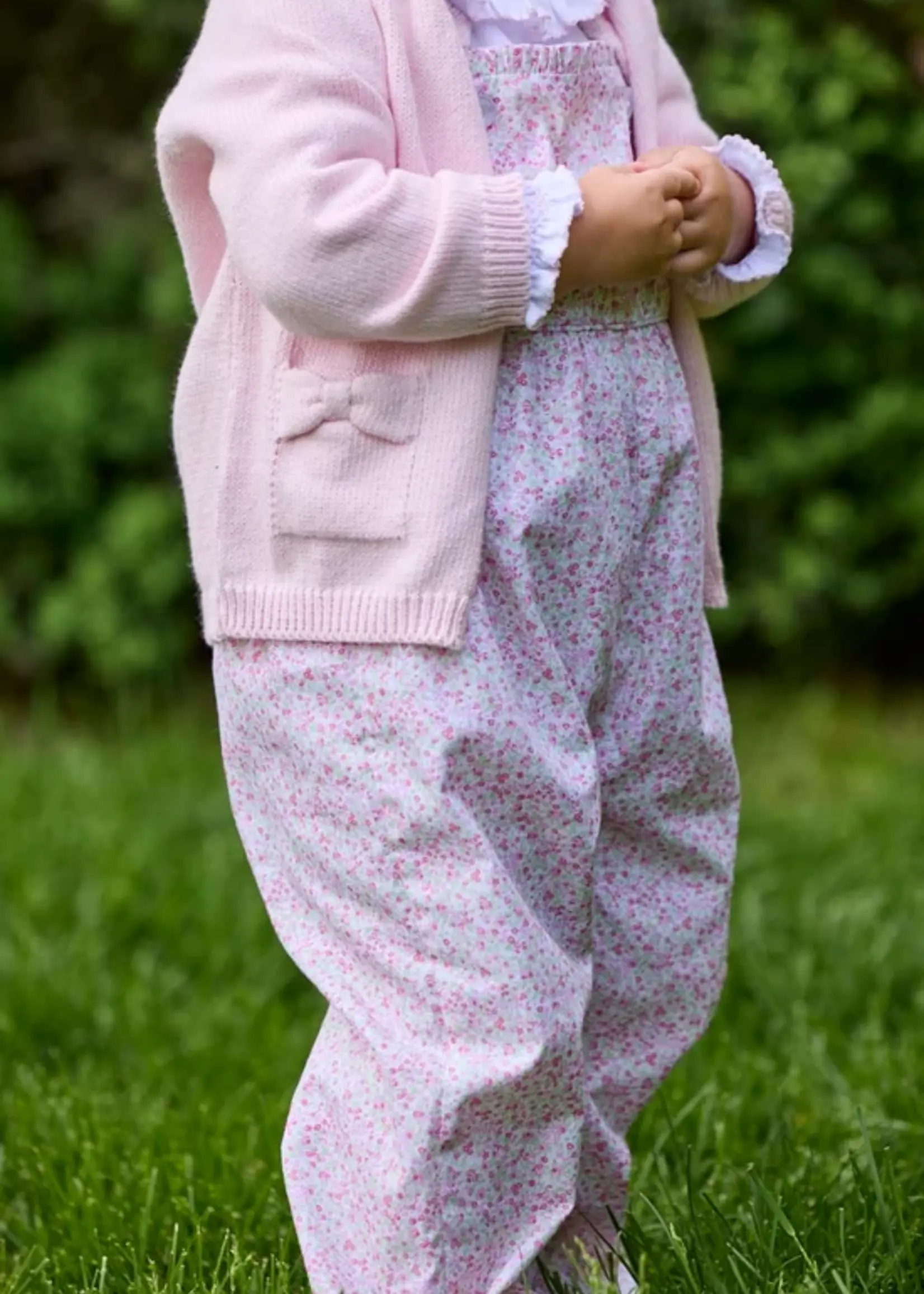 Little English Bow Pocket Cardigan