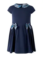 Rachel Riley Dahlia Jersey Bow Dress