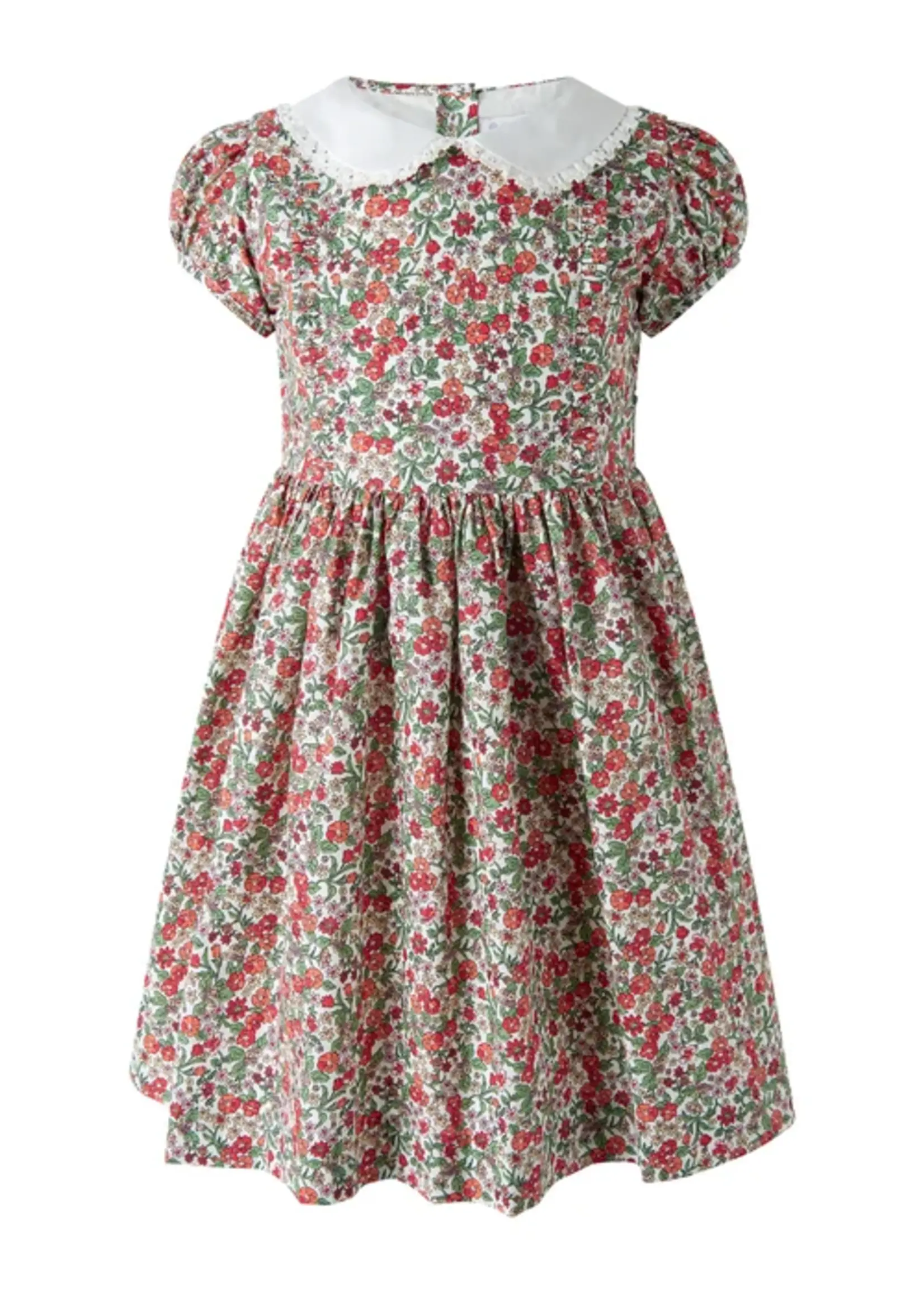 Rachel Riley Botanical Frill Front Dress