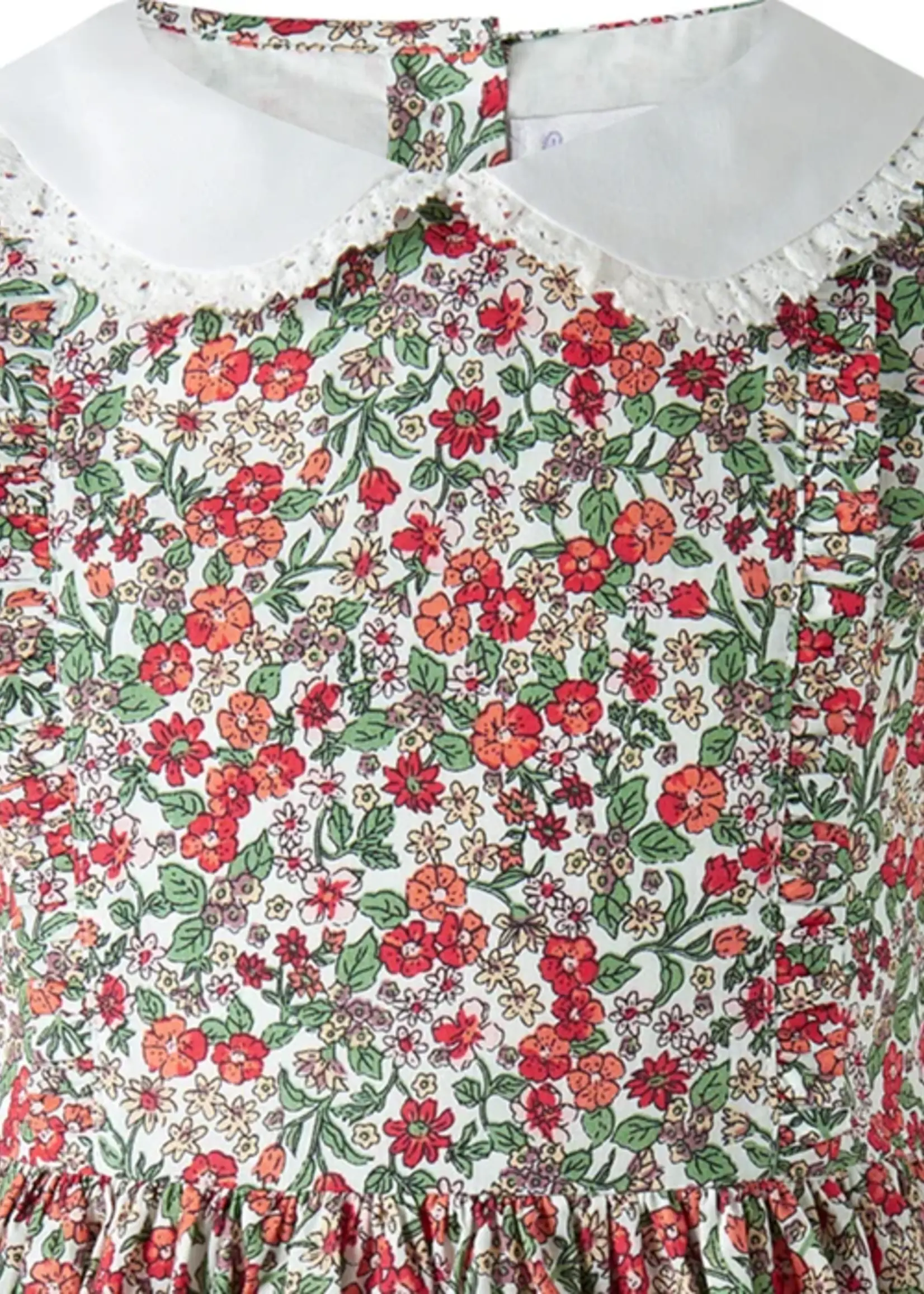 Rachel Riley Botanical Frill Front Dress