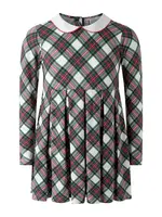 Rachel Riley Tartan Jersey Dress