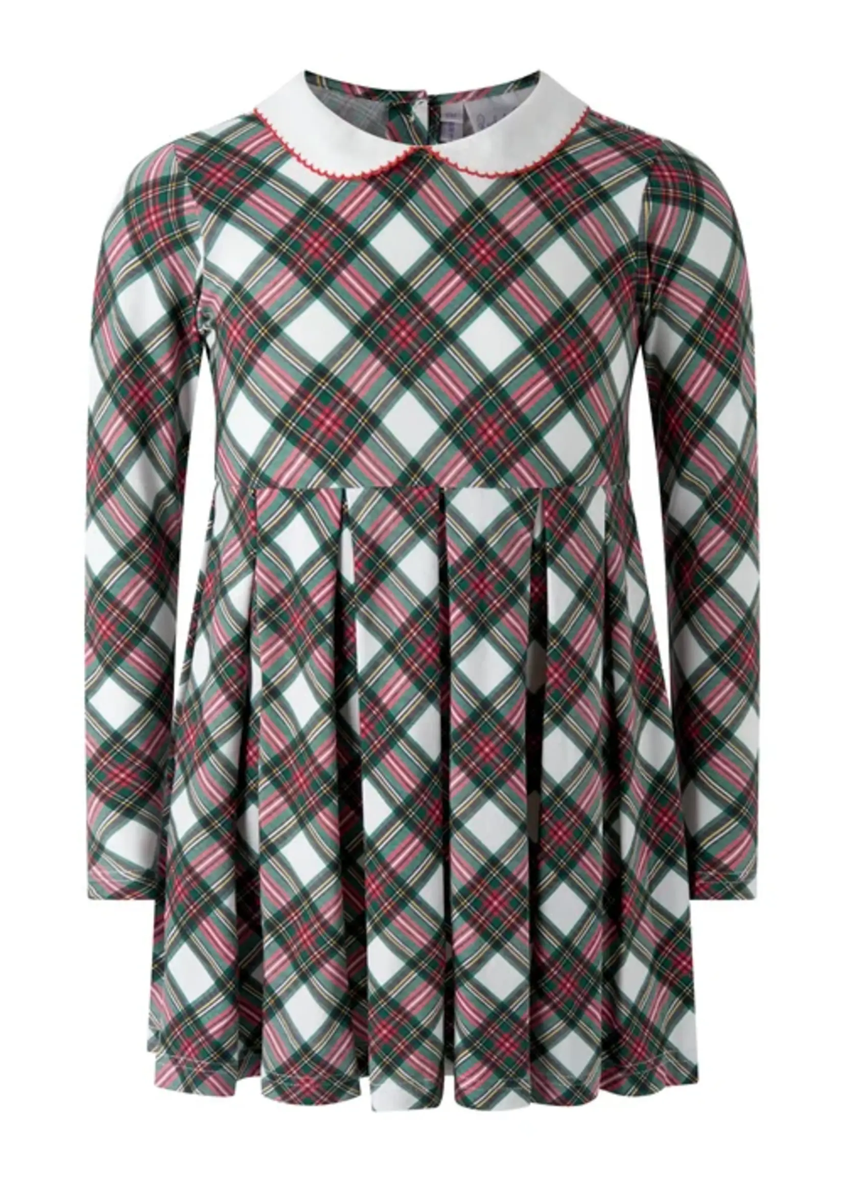Rachel Riley Tartan Jersey Dress
