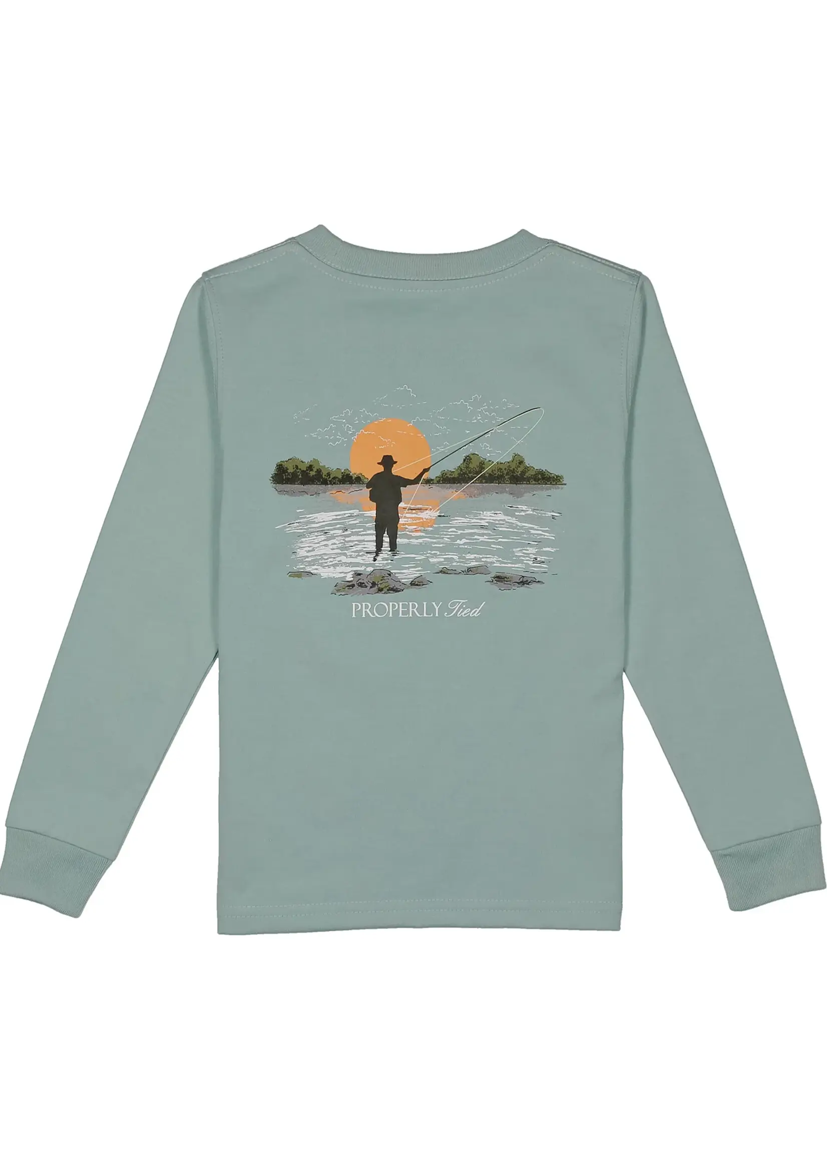 Properly Tied Boys Fly Fishing LS