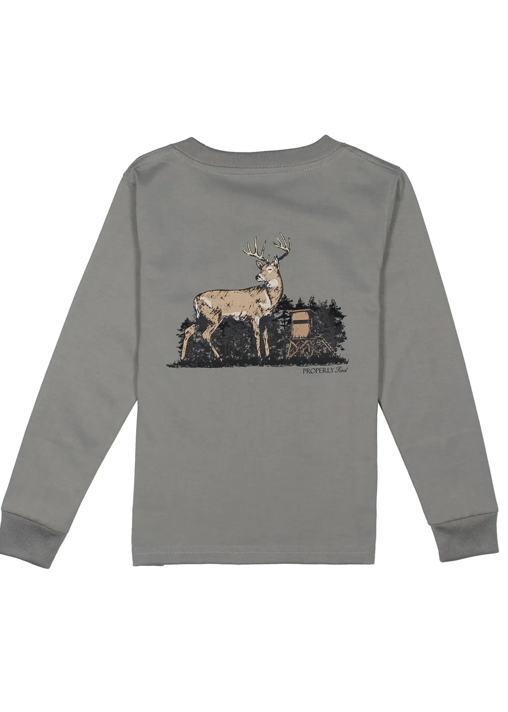 Properly Tied Boys Deer Season LS