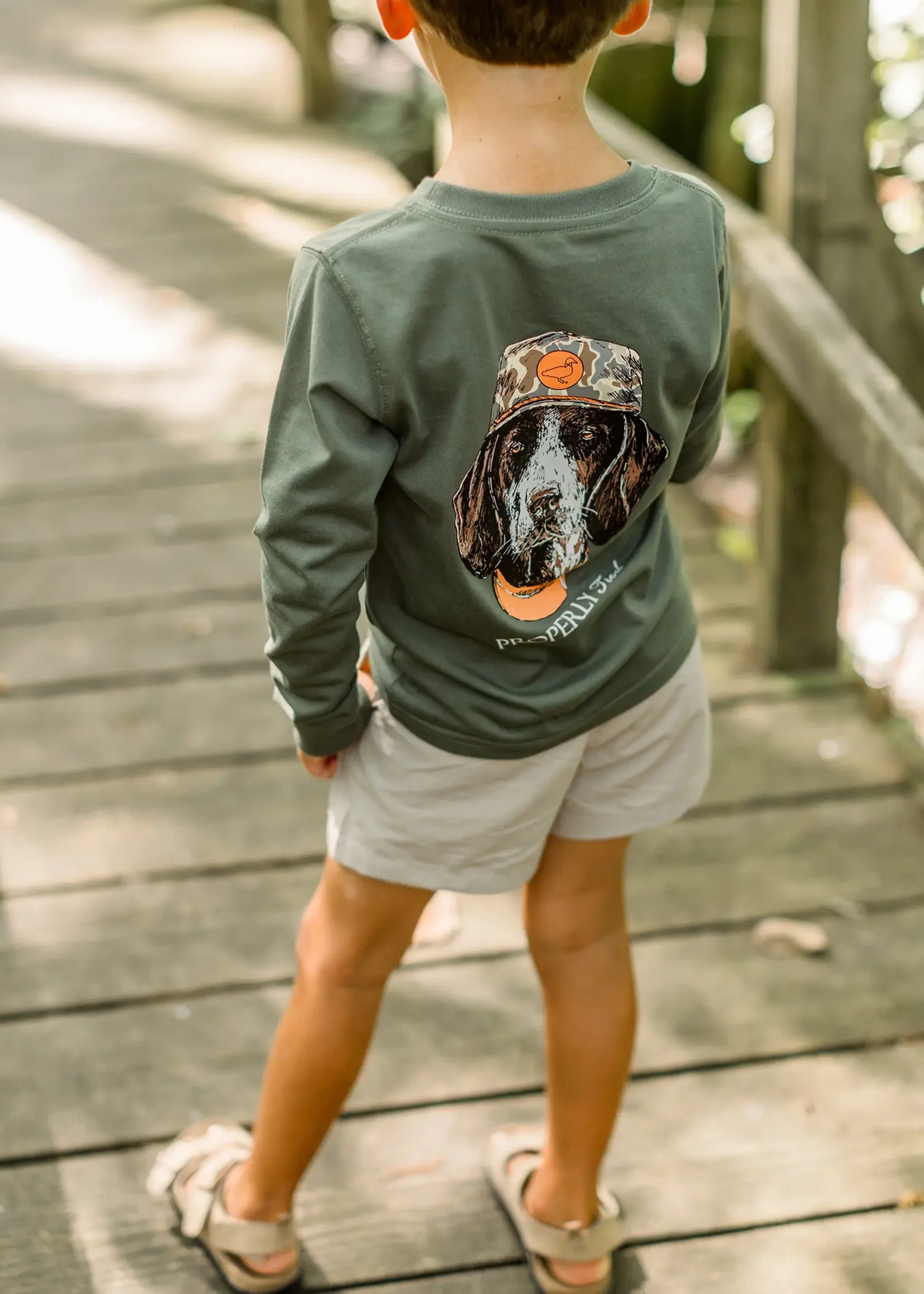 Properly Tied Boys Man's Best Friend LS