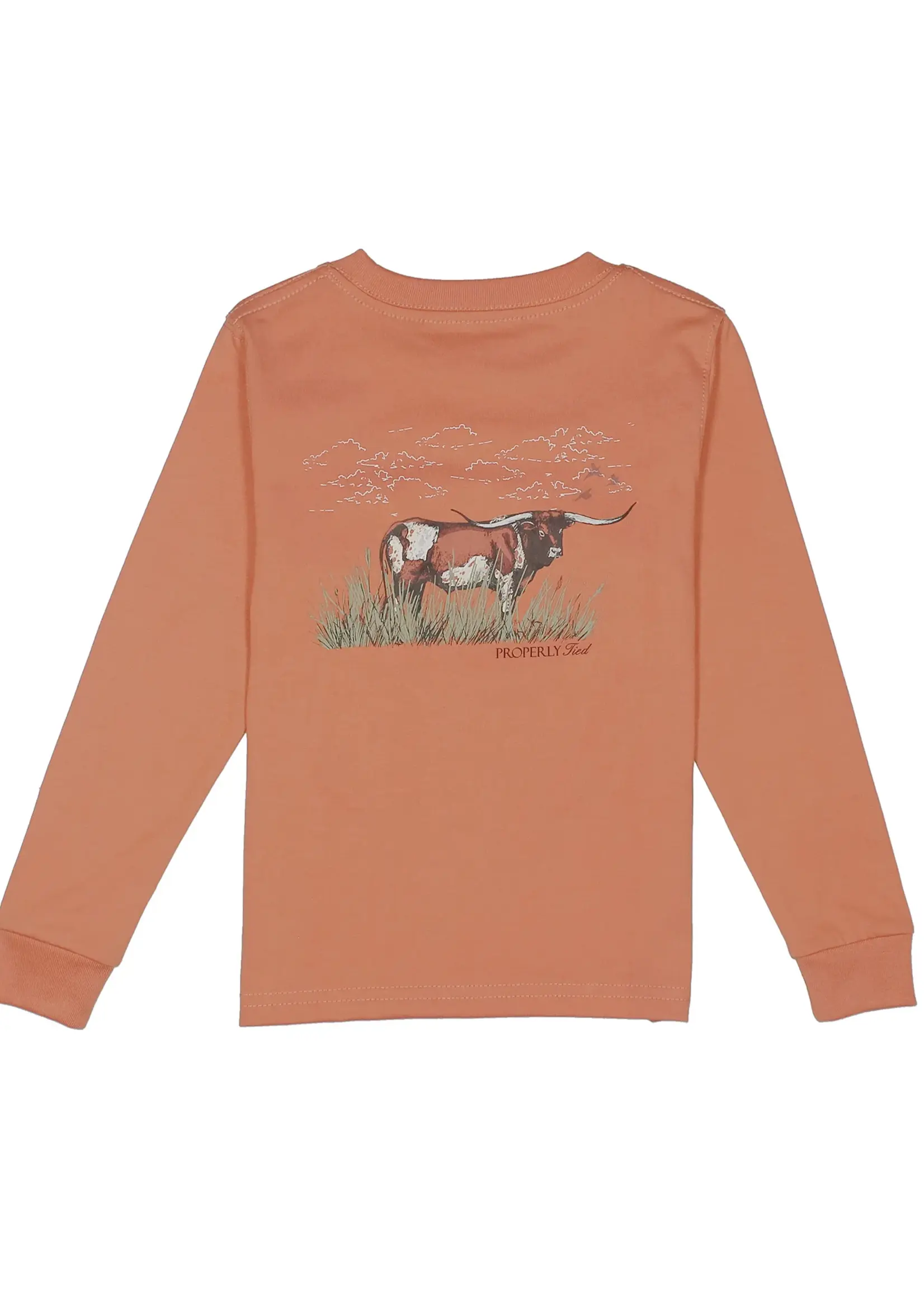 Properly Tied Boys Longhorn LS