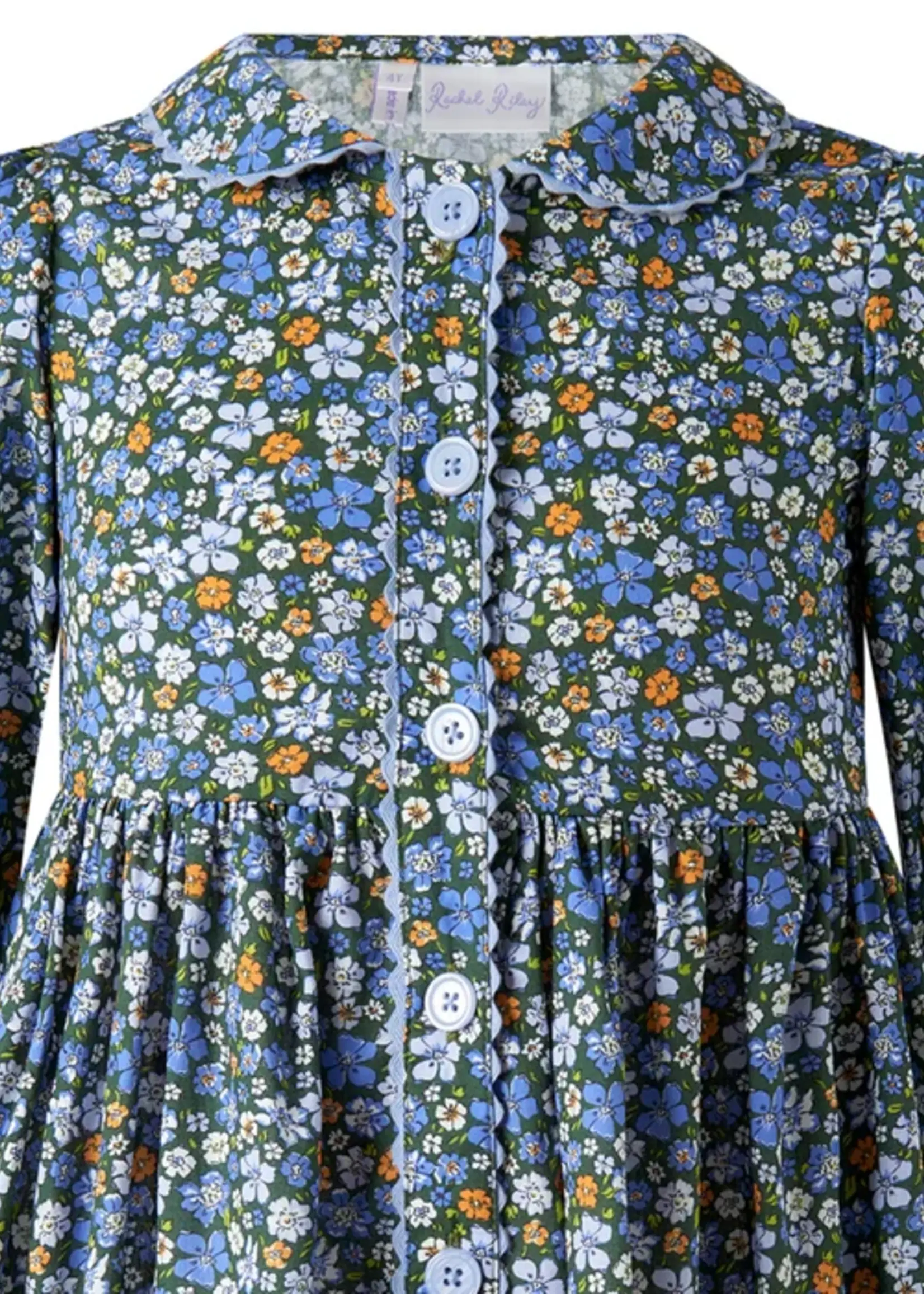 Rachel Riley Button-Front Dress