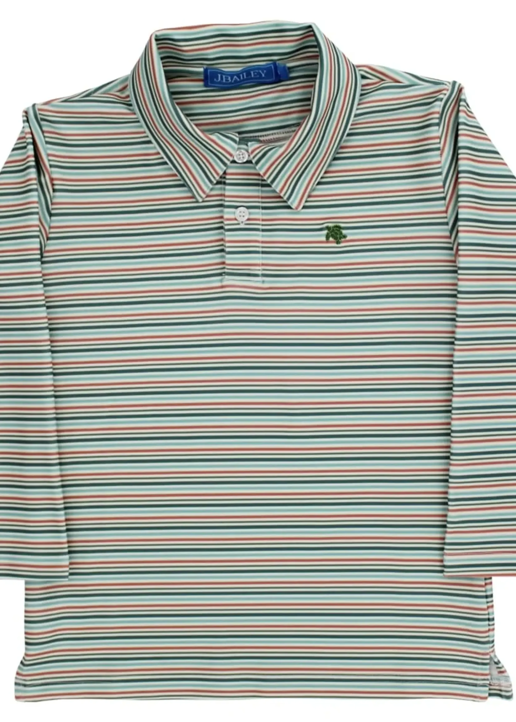 Bailey Boys L/S Striped PERFORMANCE POLO