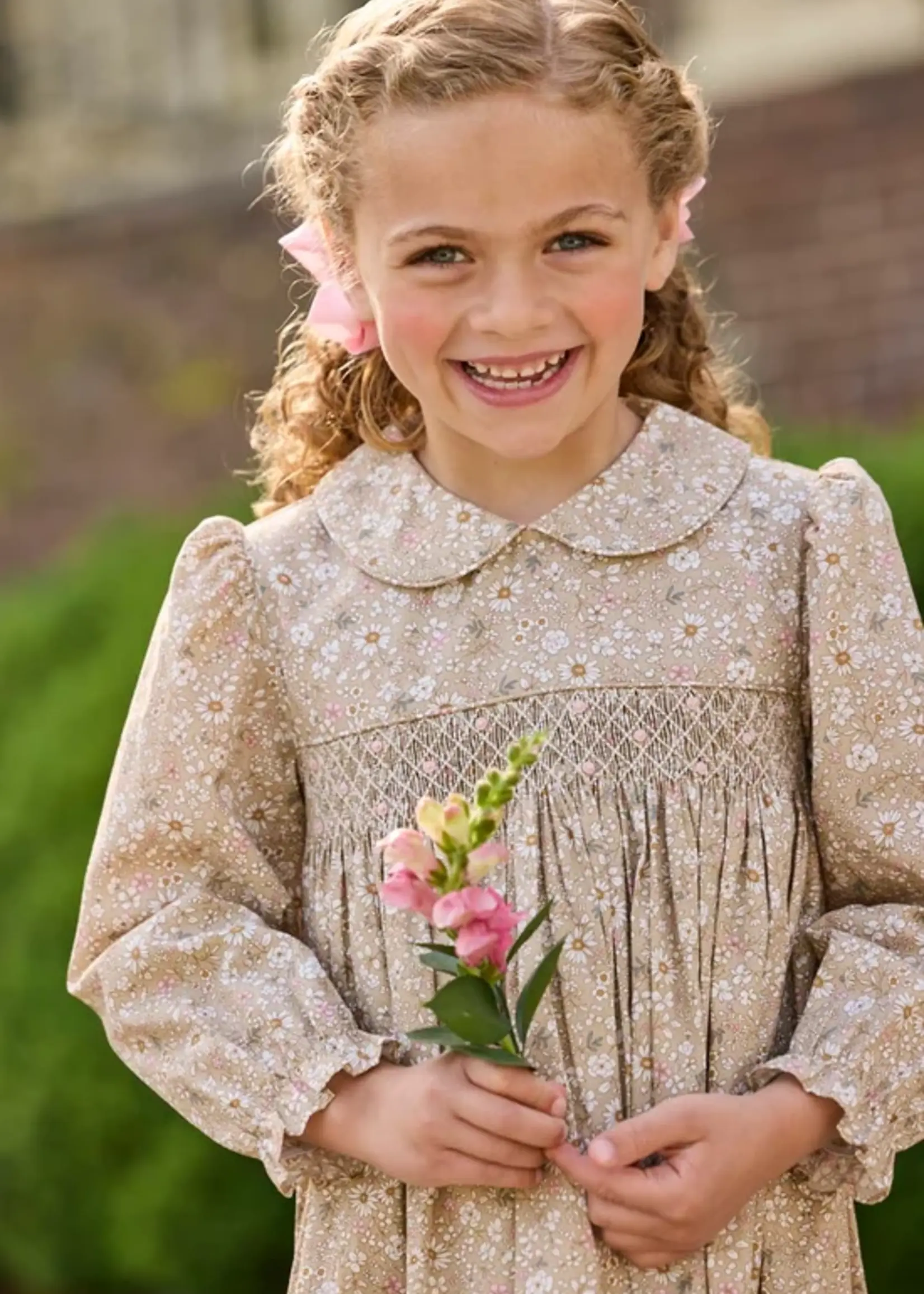 Little English Smocked Charlotte Dress