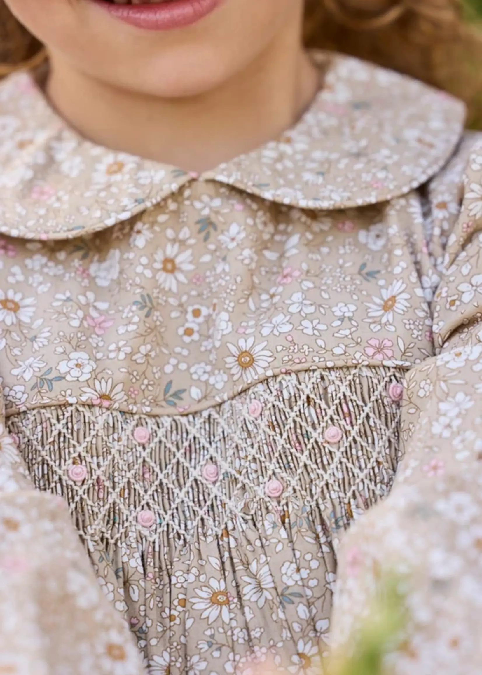 Little English Smocked Charlotte Dress