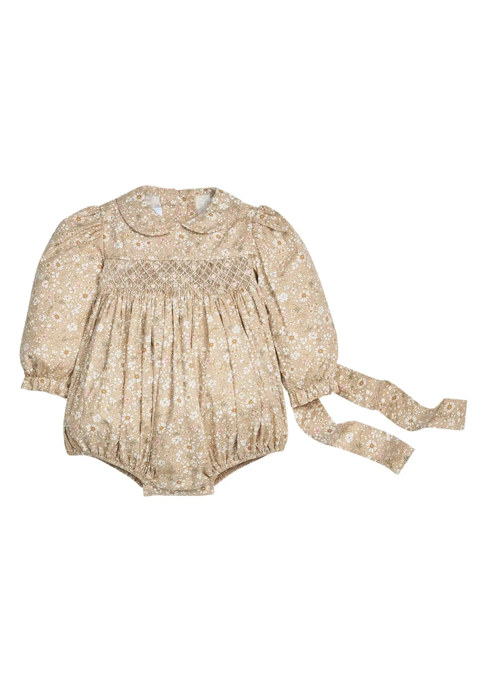 Little English Smocked Charlotte Bubble