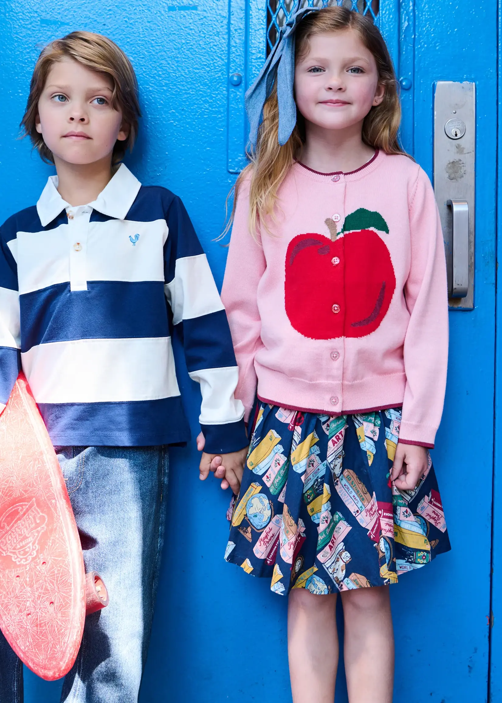 Pink Chicken Boys Albert Rugby Shirt
