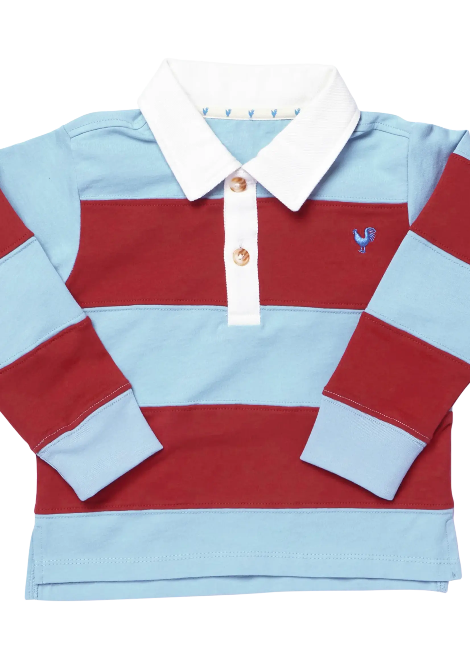 Pink Chicken Boys Albert Rugby Shirt