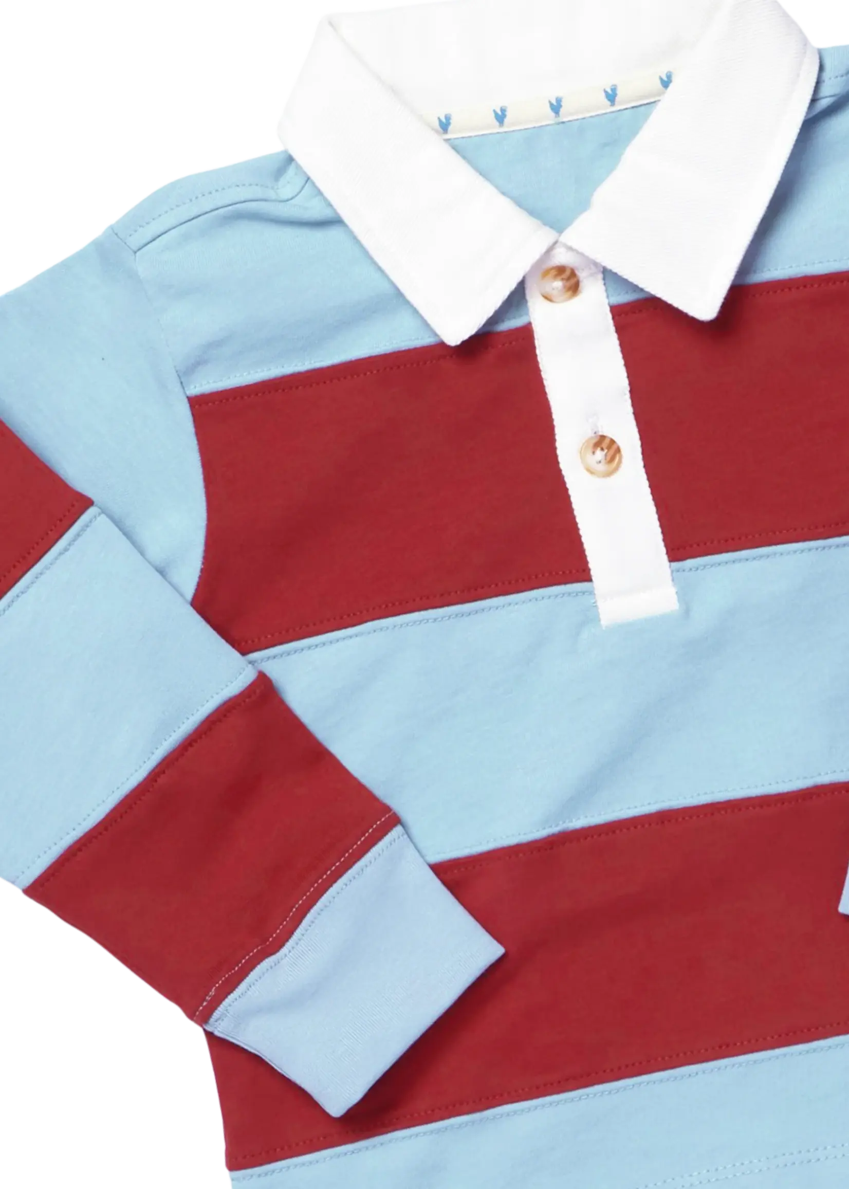 Pink Chicken Boys Albert Rugby Shirt