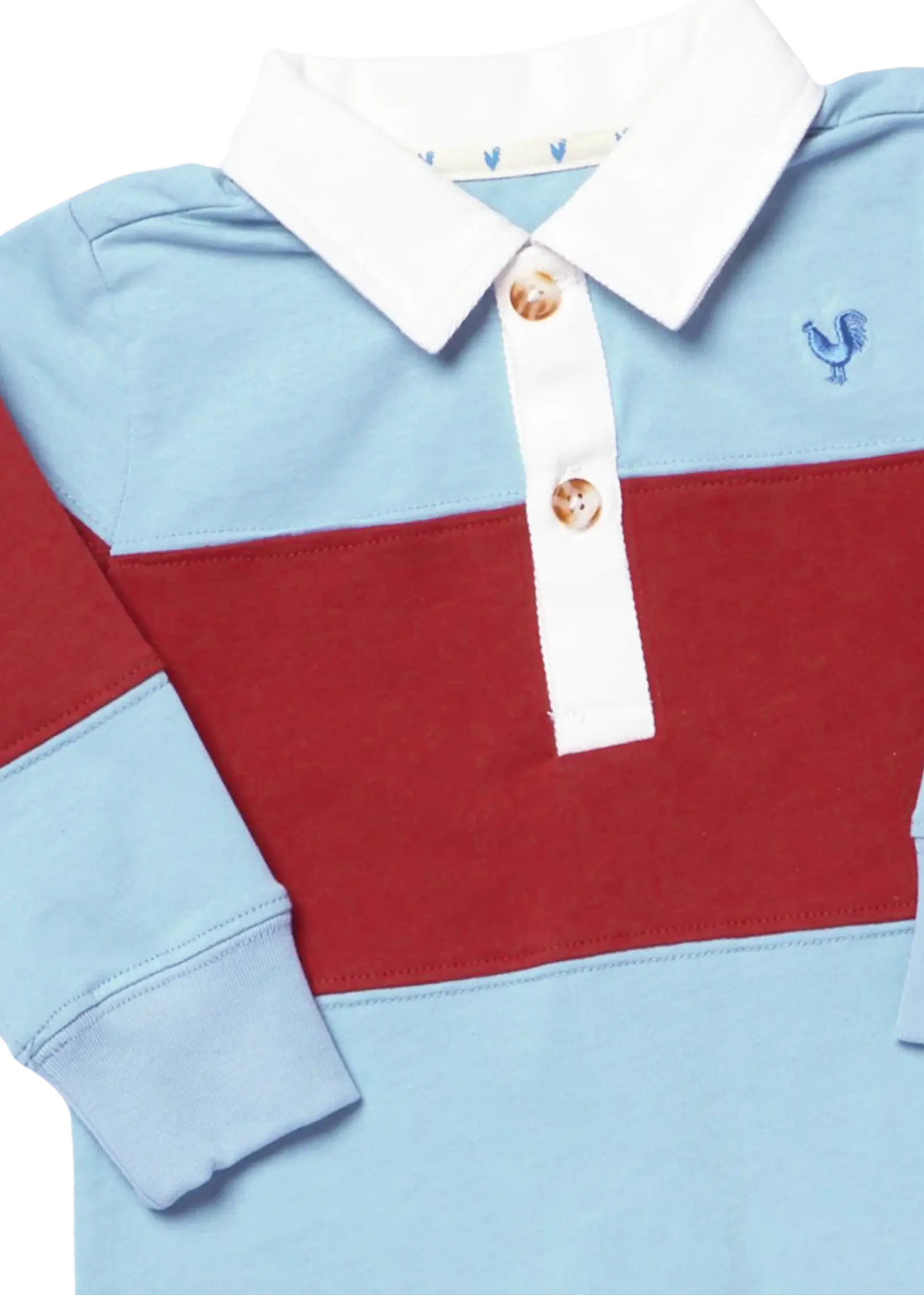 Pink Chicken Baby Boys Albert Rugby Jumper