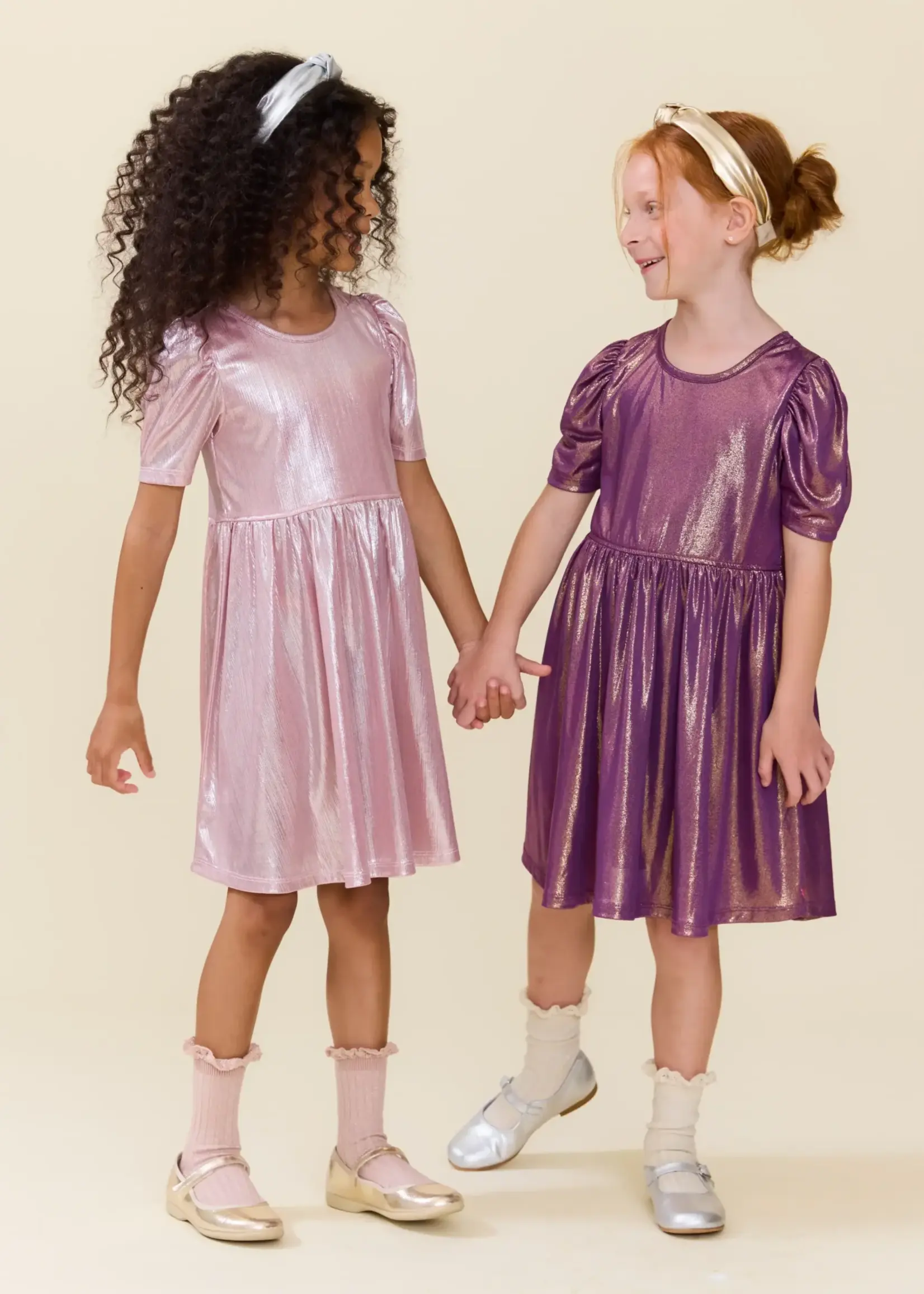 Pink Chicken Girls Lame Laurie Dress