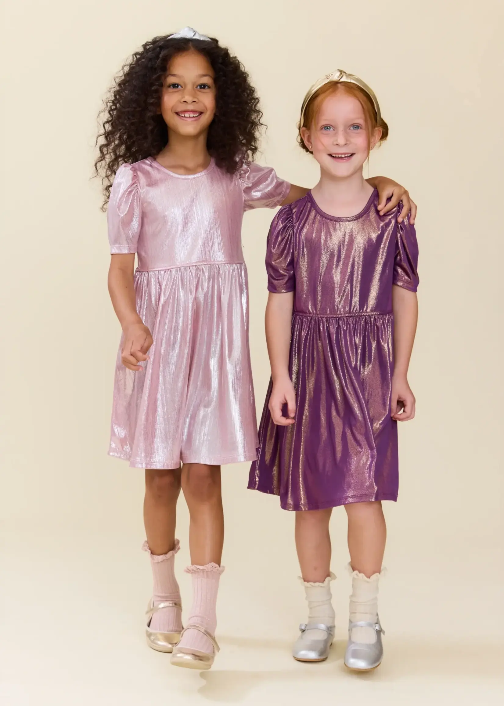 Pink Chicken Girls Lame Laurie Dress