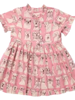 Pink Chicken Girls Autumn Dress