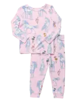Pink Chicken kids bamboo pj set
