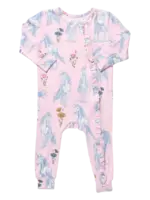 Pink Chicken Baby Bamboo Romper