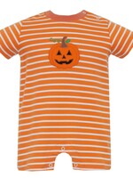 Claire and Charlie JACK o LANTERN Short Romper