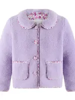Rachel Riley Floral Trim Jacket