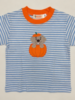 Luigi Kids Boys S/S Orange Dog in Pumpkin