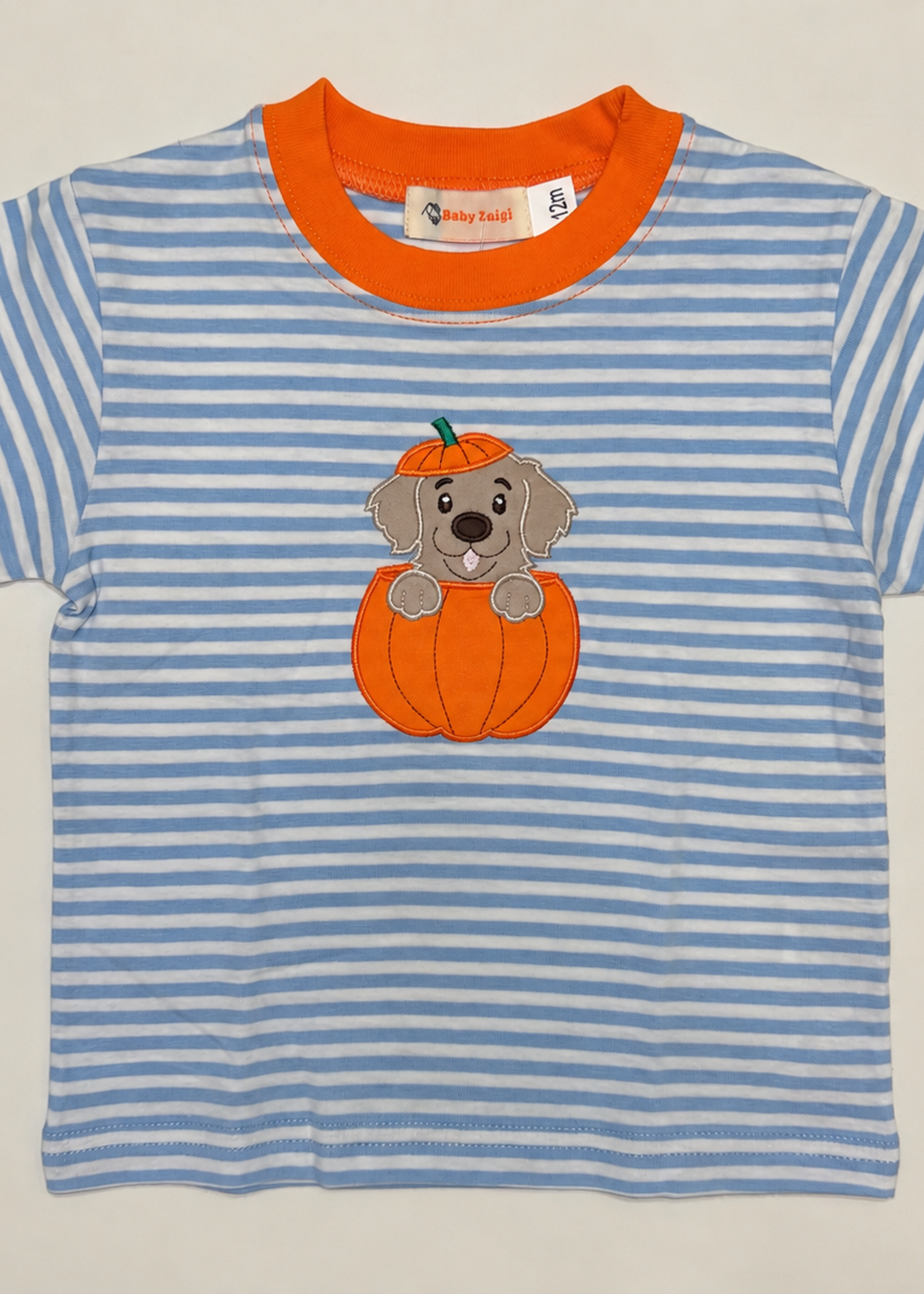 Luigi Kids Boys S/S Orange Dog in Pumpkin