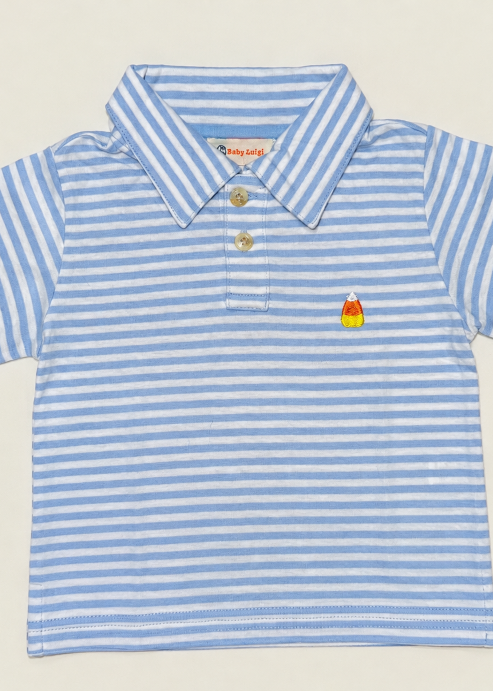 Luigi Kids Boys S/S Polo Candy Corn
