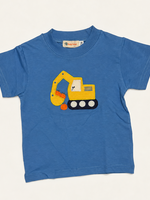 Luigi Kids Boys S/S Backhoe w/ Pumpkins