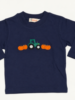 Luigi Kids Boys L/S Tractor w/ Pumpkins
