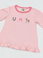 Luigi Kids Girls L/S Girl 3 Horse Icons