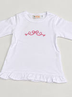 Luigi Kids Girls L/S Long Bow