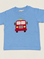 Luigi Kids Boys S/S Fire Truck-Front View