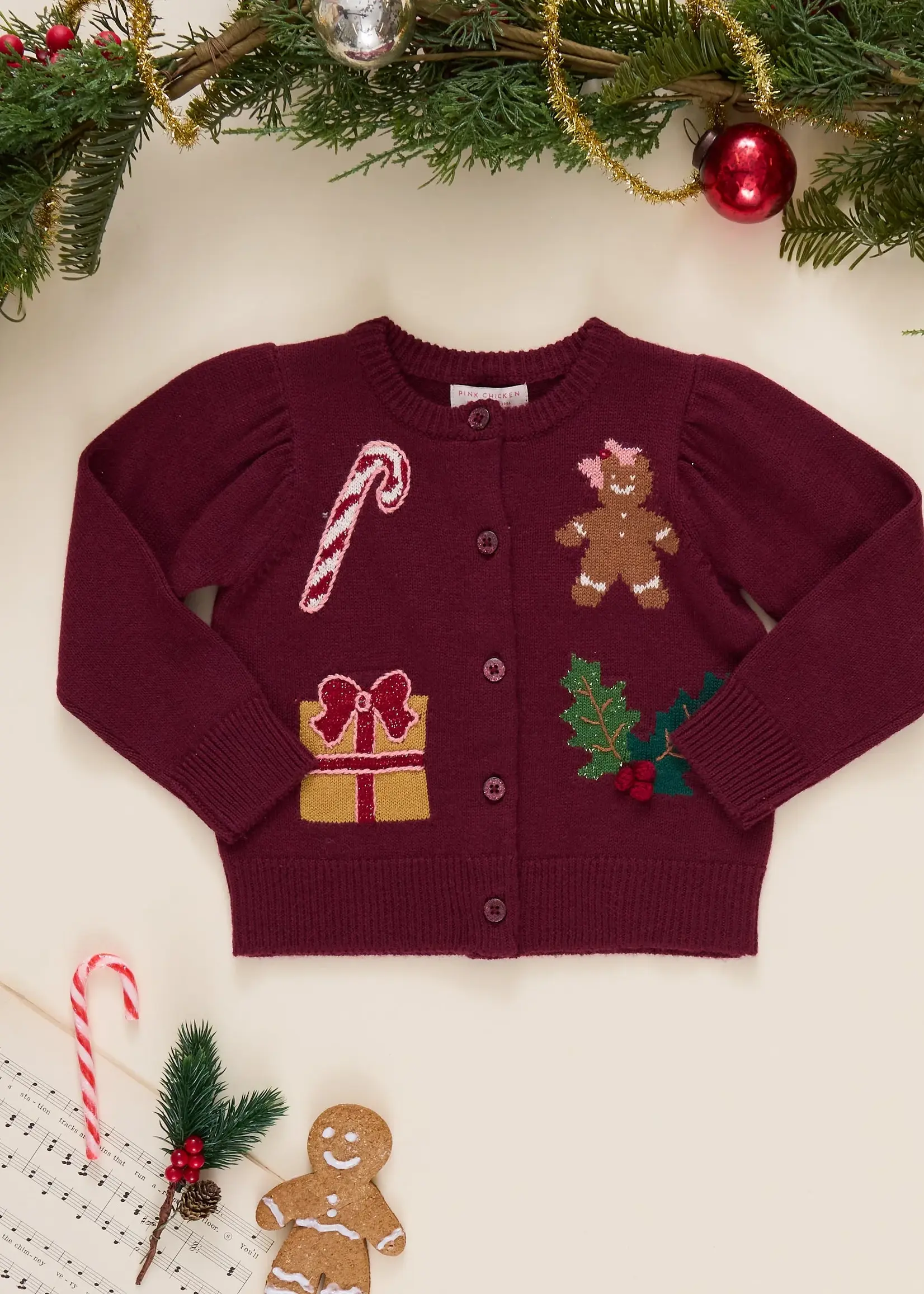Pink Chicken Girls Constance Sweater