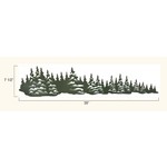 Unbranded Green Trees Right Facing Decal