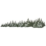 Unbranded Green Trees Left Facing Decal