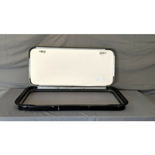 Lippert Components 31.5" x 16.5" Baggage Door White w/ Black Trim
