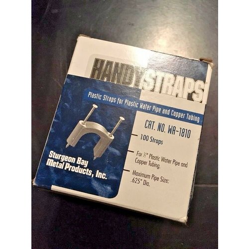 Handy Strap 50 Pc Handy Straps Plastic Fasteners for 1/2" Pipes