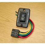 American Technology RV 12V Black Low Profile Slide Out Switch w/ Harness JR Products 12345