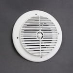 Aireport 4" Rotating Louvered White Air Conditioner Register